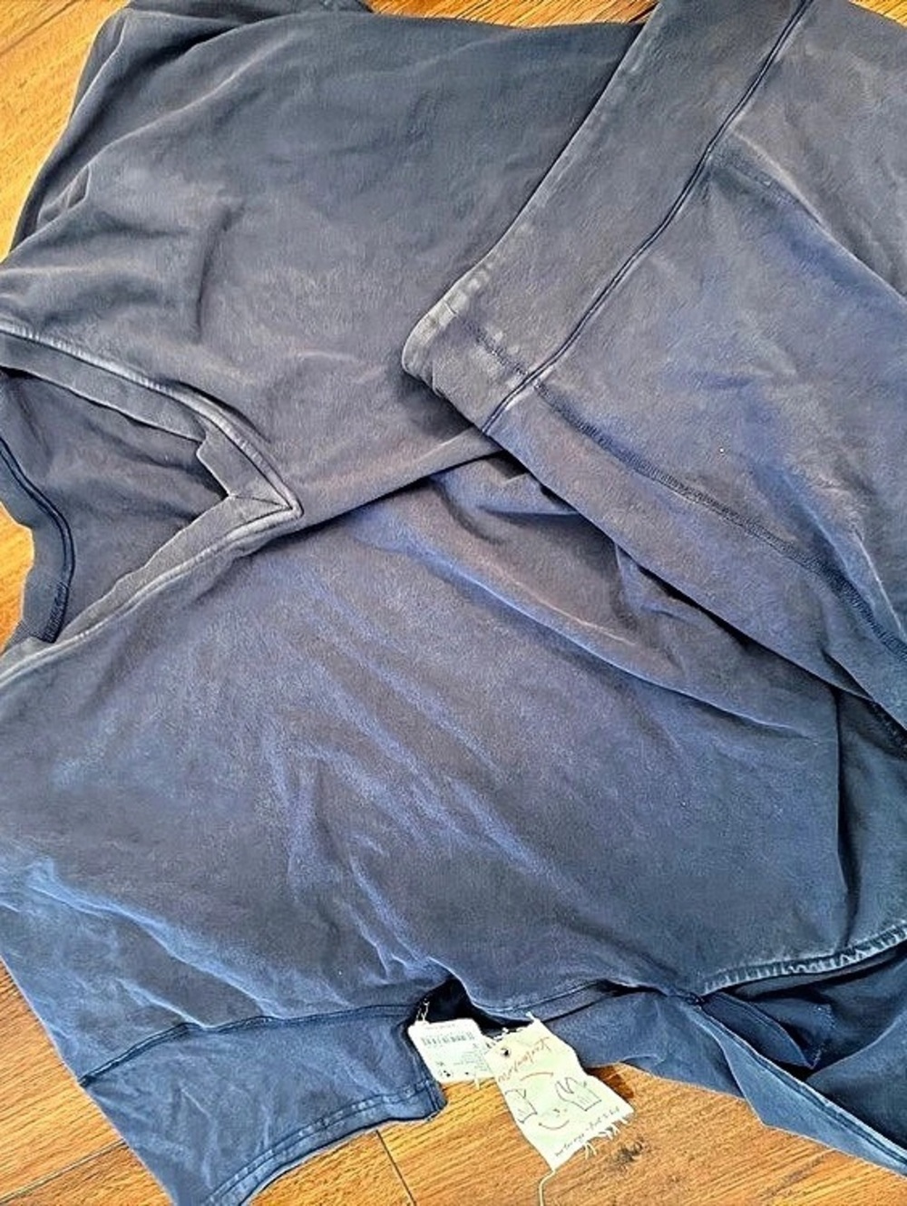 FP movement  Short Sleeve Top in Blue matching shorts